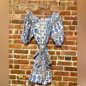 Boteh Wrap Dress - Small